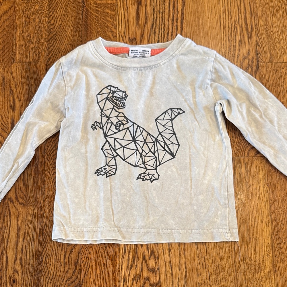 Mish Boys Kids Geometric Dinosaur Shirt Size 18M